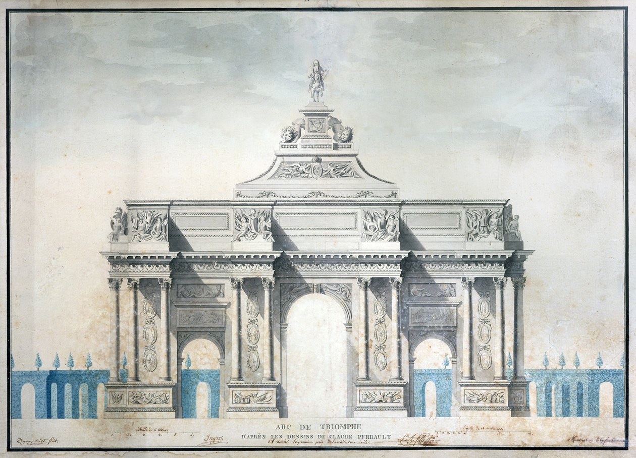 Arc de Triomphe, ca. 1810 von French School