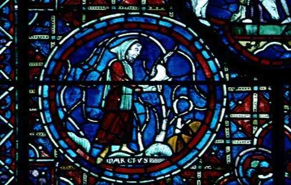 Widder, aus dem Tierkreisfenster von French School