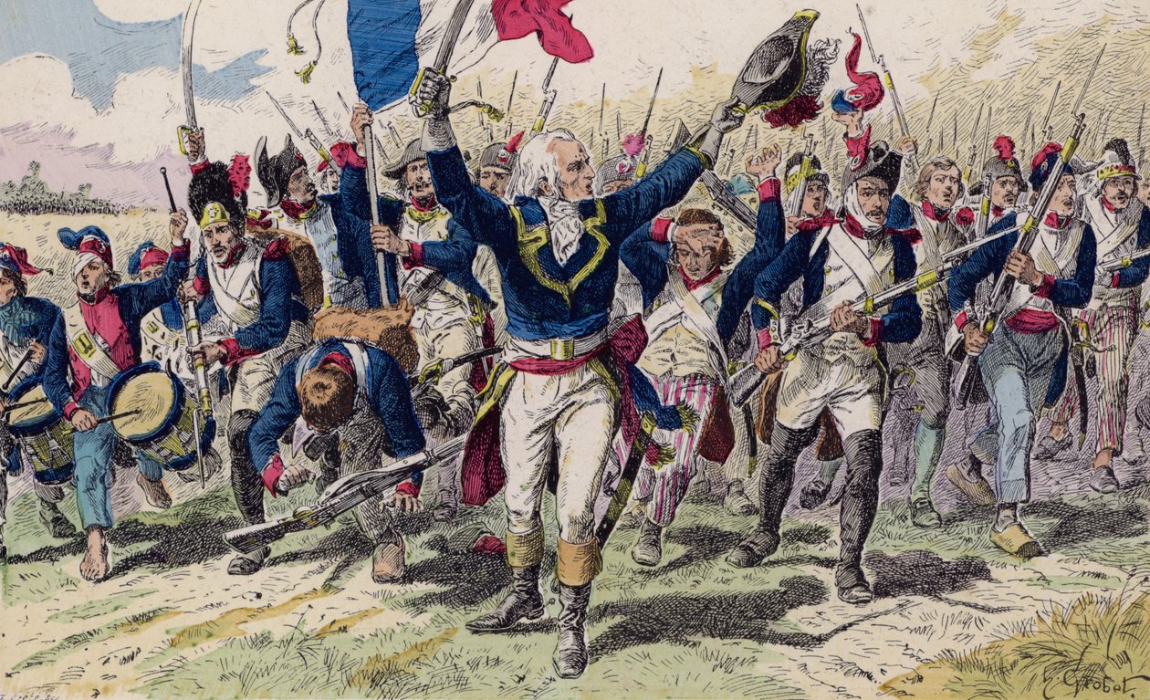 Schlacht von Valmy von French School