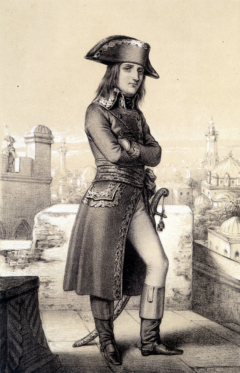 Bonaparte - in „Galerie historique de la Revolution francaise“ von Albert Maurin von French School