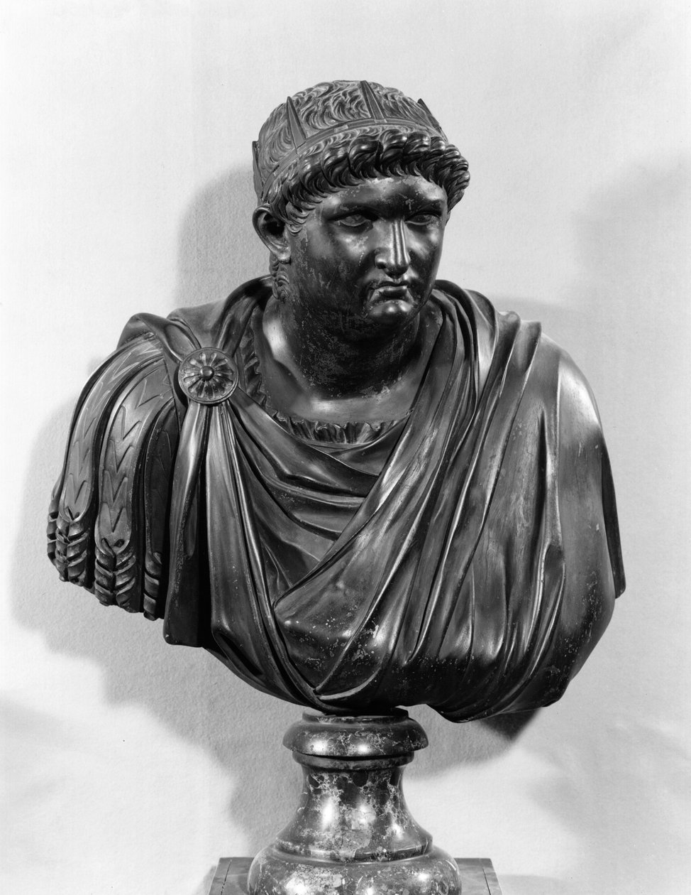 Büste von Nero, Kopie eines Originals aus der Antike von French School