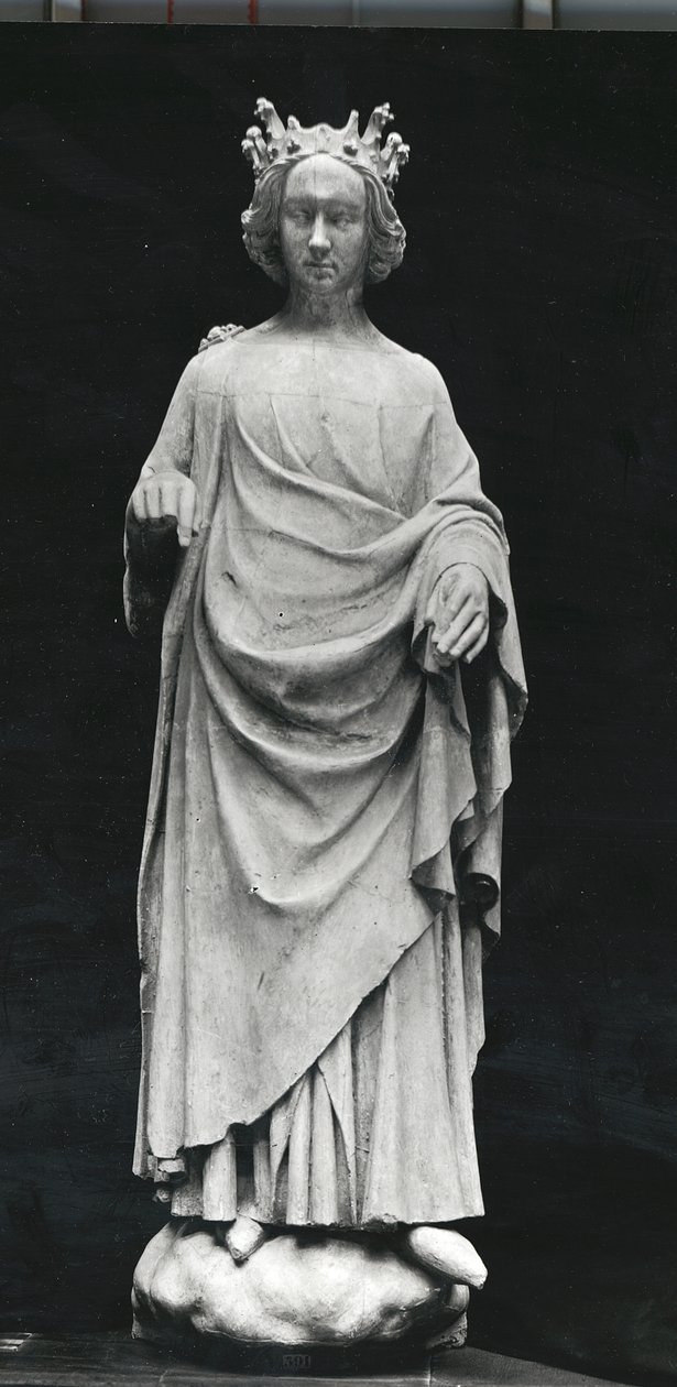 Karl VI., König von Frankreich, aus dem Palais de Justice in Poitiers, Original Ende des 14. Jahrhunderts (Gipsabdruck) von French School