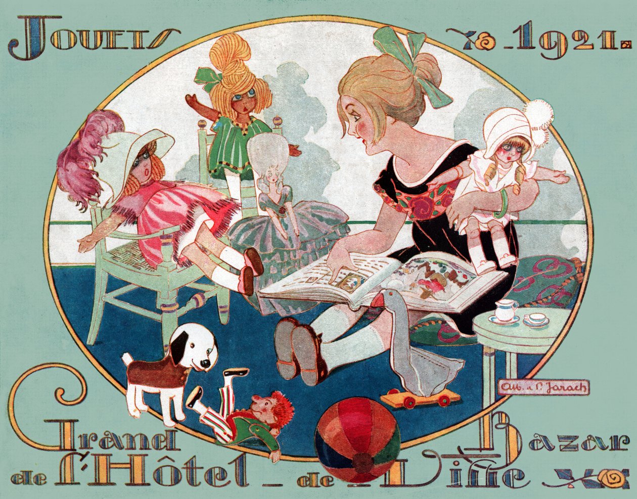Weihnachtsspielzeug (Illustration) von French School