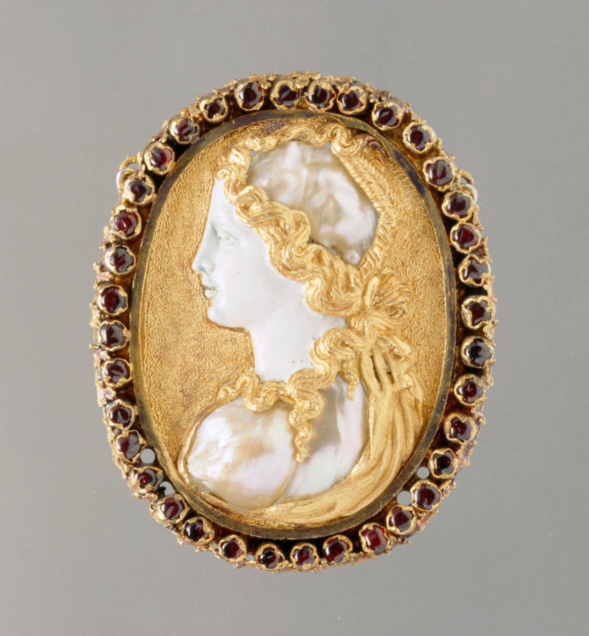 Commesso-Porträt von Prudentia, 1550-60 von French School