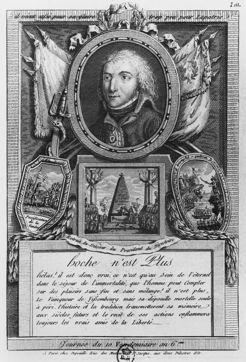 Tod von General Louis Lazare Hoche von French School