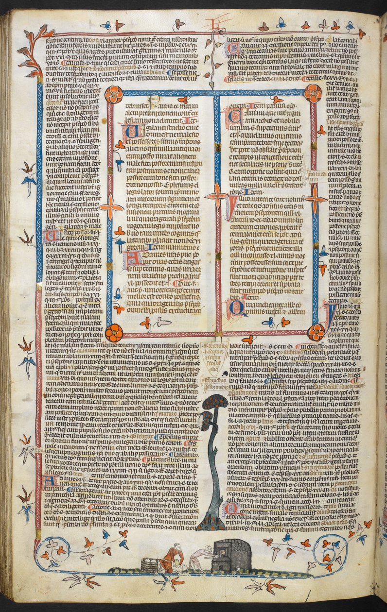 Dekretalen von Gregor IX. mit Glosse von Bernhard von Parma (die 