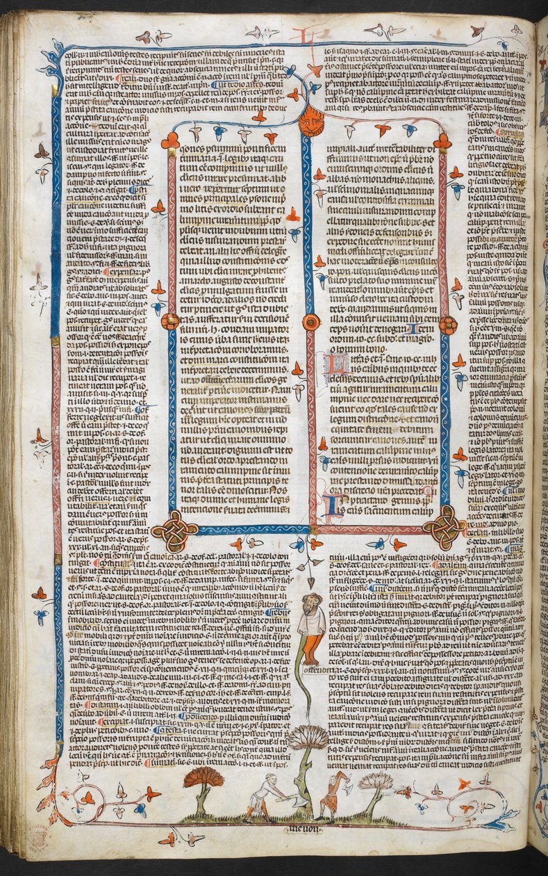 Dekretalen von Gregor IX. mit Glossen von Bernard von Parma (die 