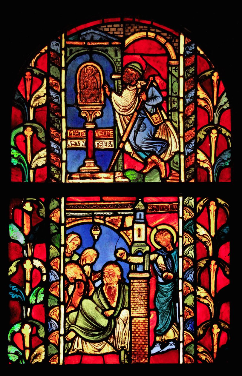Das St. Nikolaus-Fenster von French School