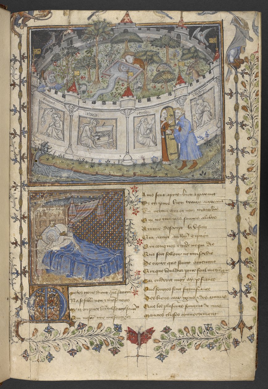 Der ummauerte Garten, Illustration aus 