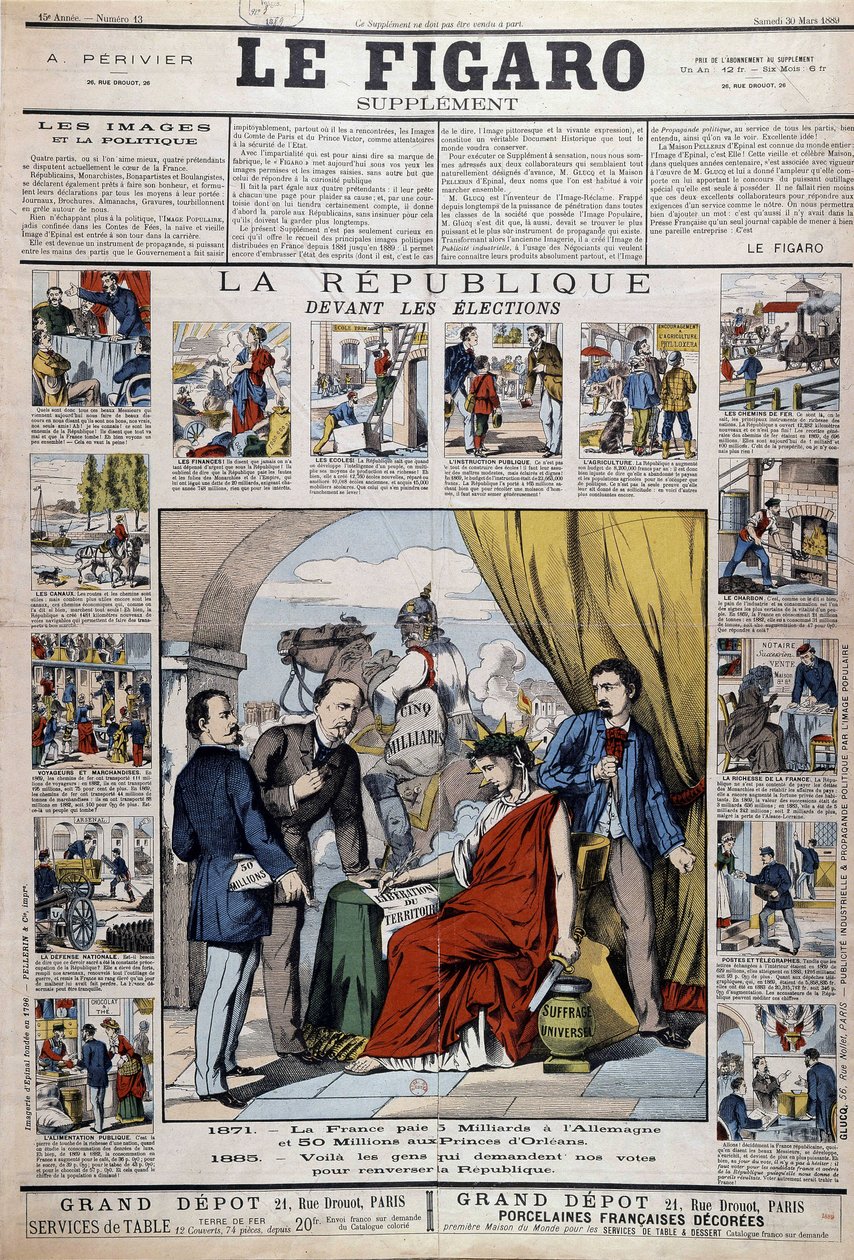 Wahl: die Republik vor den Wahlen - im Supplement des „Figaro“ von French School