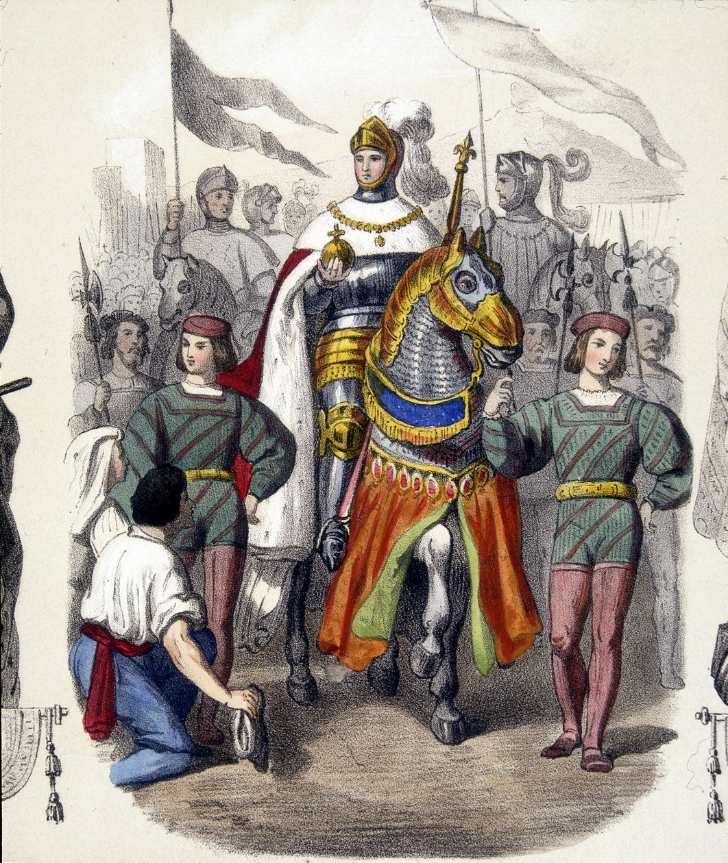 Einzug von Karl VIII. in Neapel am 22. Februar von French School