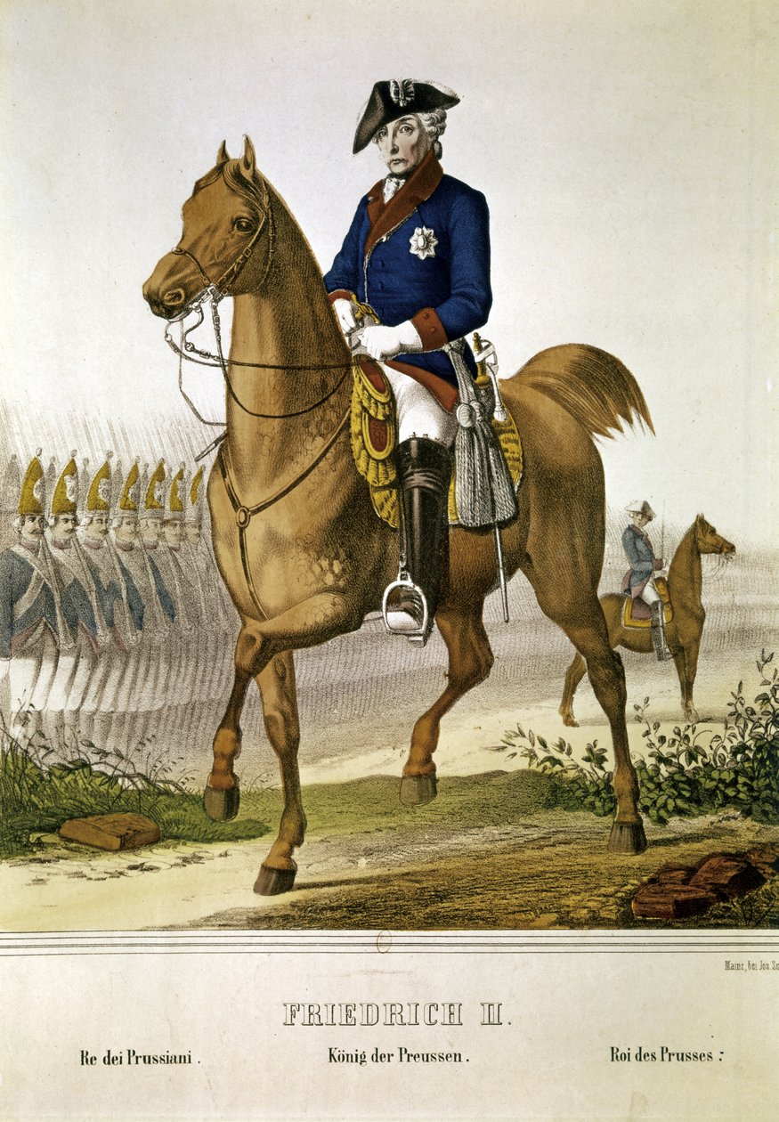 Friedrich II. "Der Große": König von Preußen (1712-1786) von French School