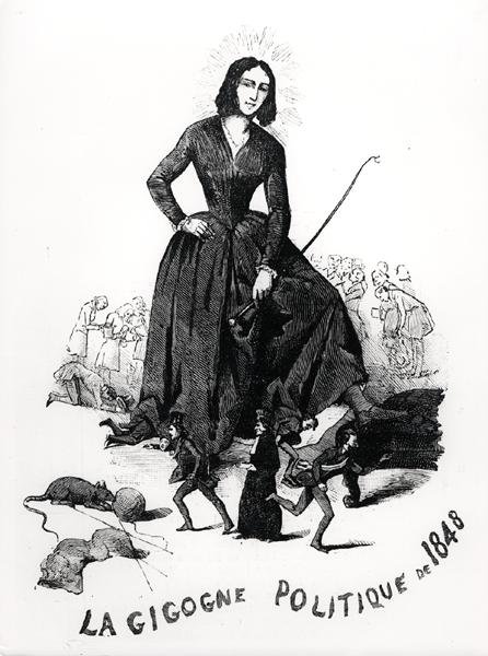 George Sand, der politische Storch, aus 