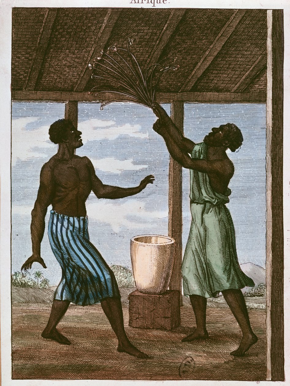 Schwarzer von der Goldküste, der sein Schicksal befragt, 1812 von French School