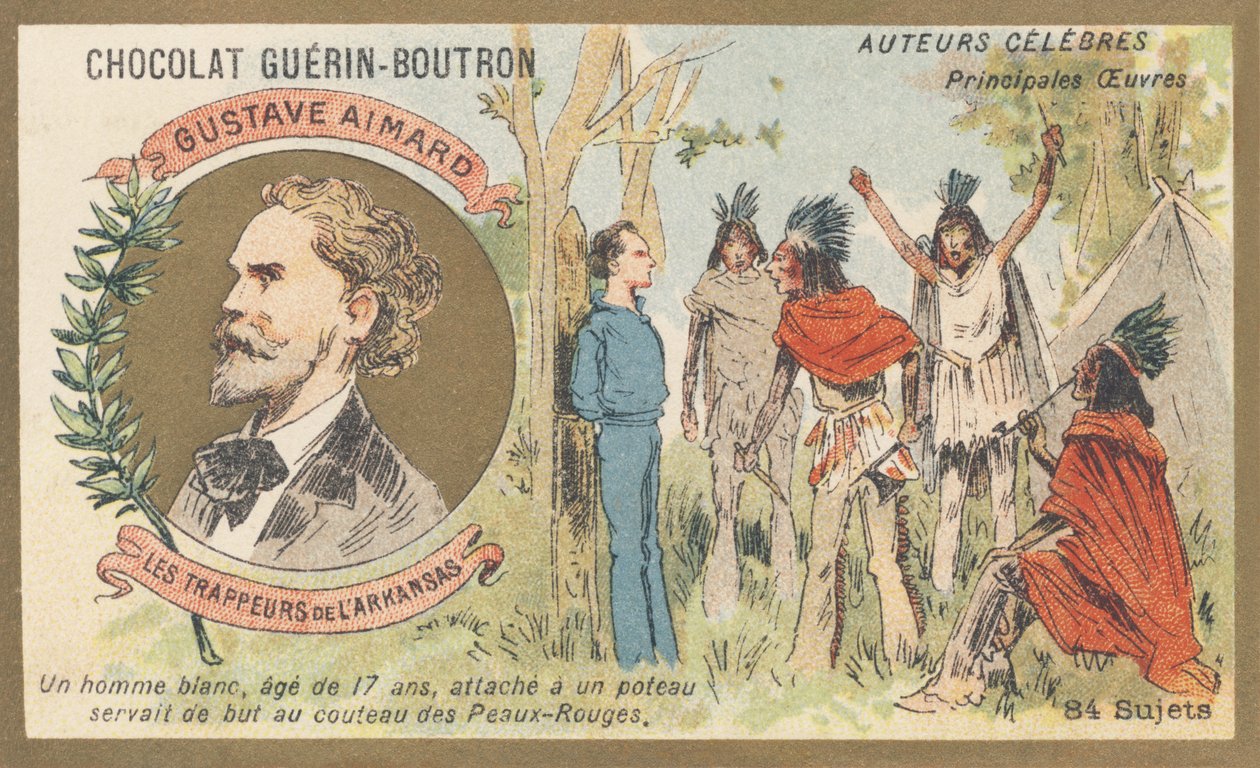 Gustave Aimard (1818-1883), französischer Schriftsteller, Autor von „Les trappers de l