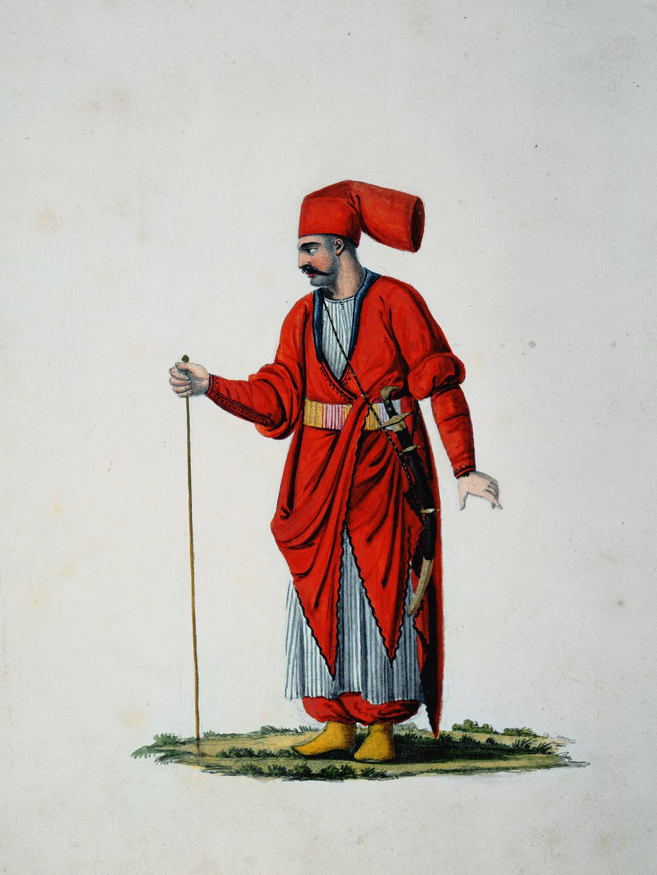 Hasseki Baltaci Valet del Sultani, osmanische Periode, drittes Viertel des 18. Jahrhunderts von French School