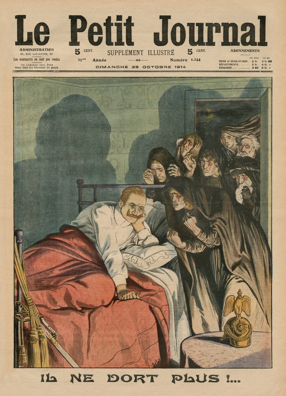 Er schläft nicht mehr!, Titelillustration aus 