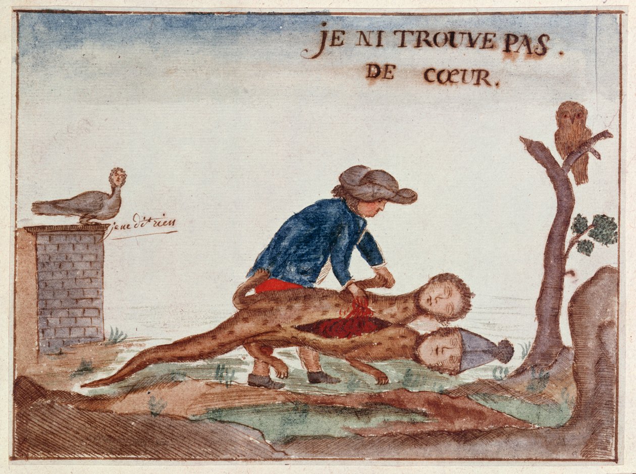 Ich kann kein Herz finden, 1789 von French School
