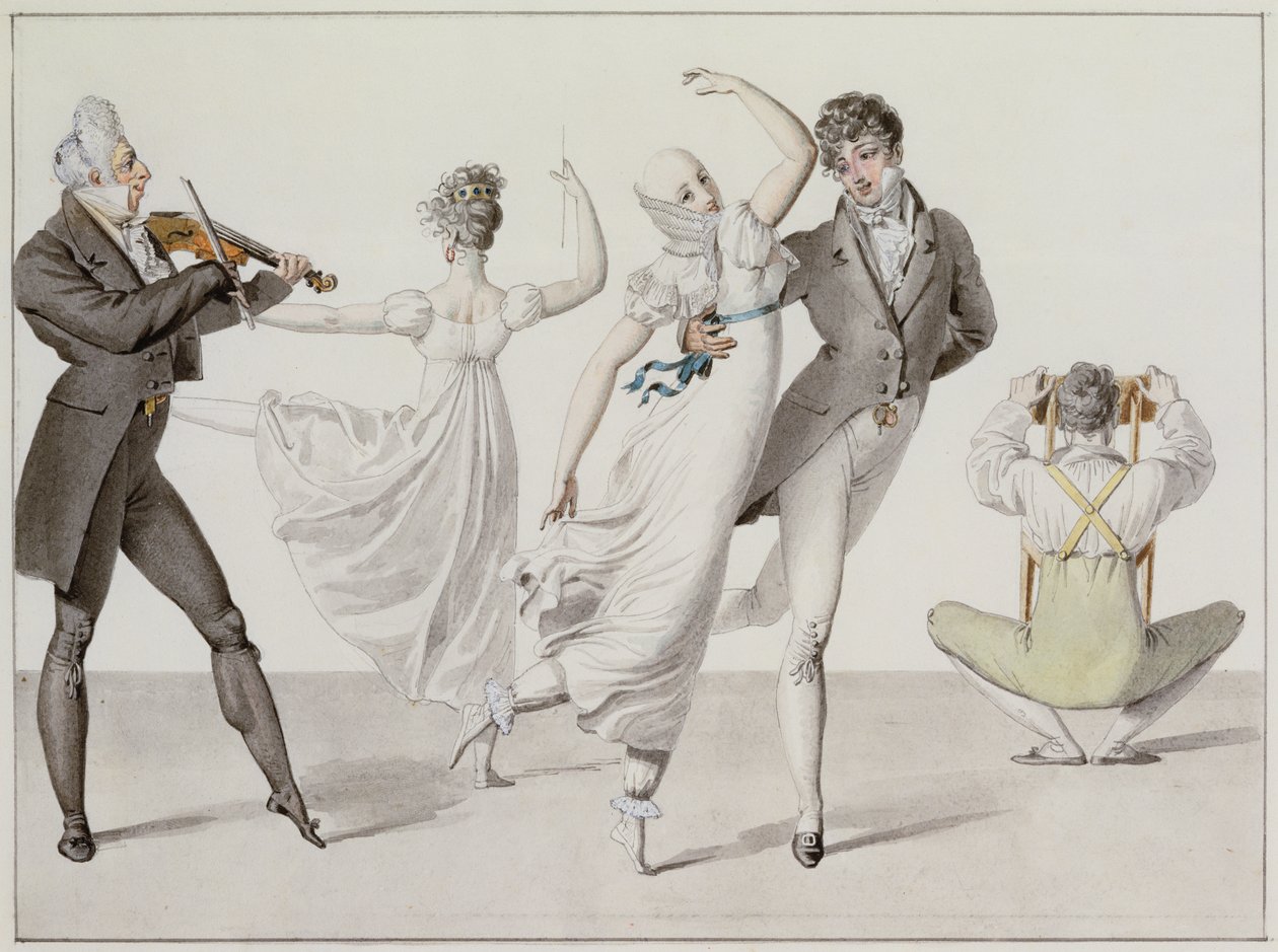 Illustration aus "Le Bon Genre", ca. 1810 von French School