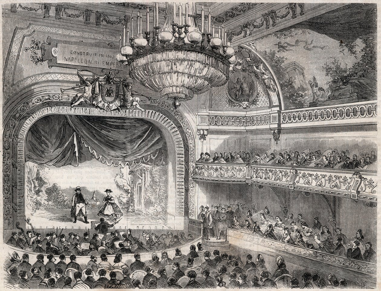 Einweihung des Theaters der Stadt Vichy am 2. Juli von French School