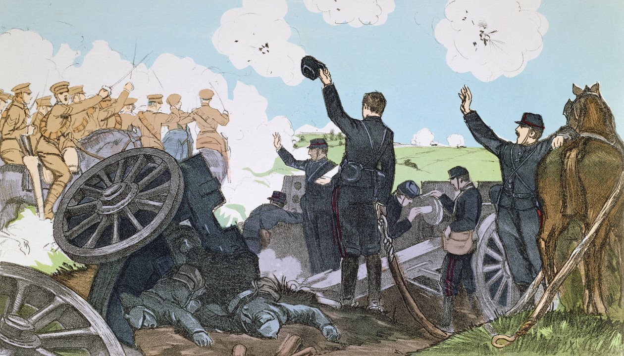 Vorfall während der Ersten Schlacht an der Marne, 6.-13. September 1914 von French School