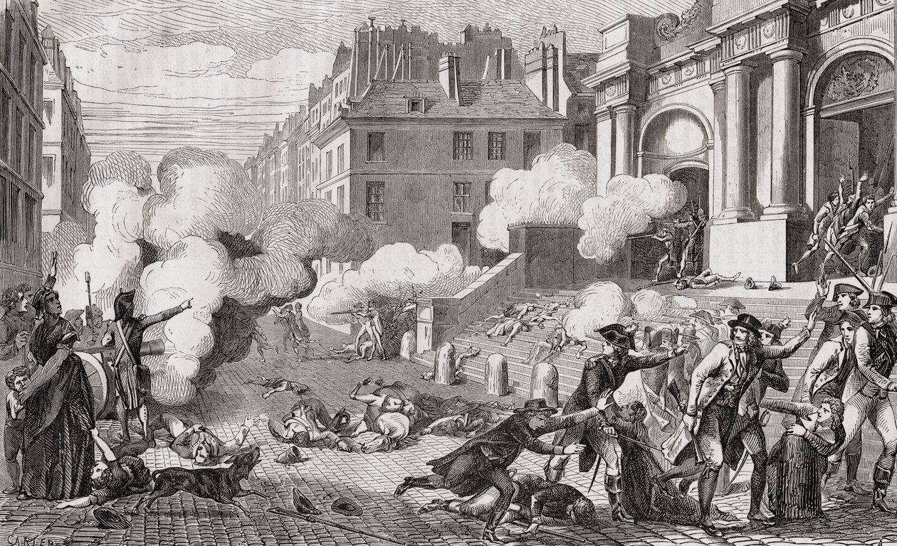 Aufstand am 13. Vendemiaire, Jahr IV, 5. Oktober 1795, aus 