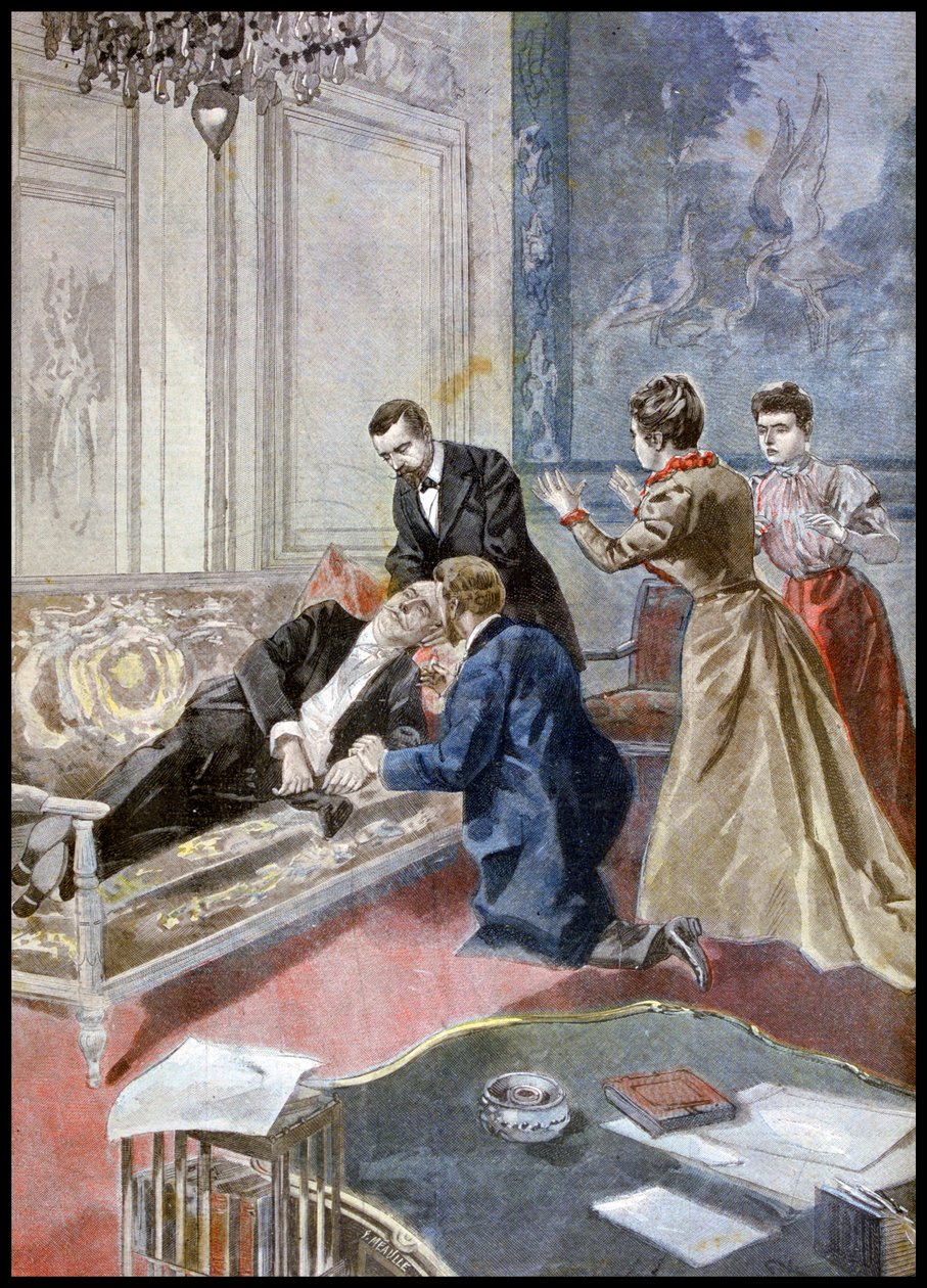 Verleihung der Ehrenlegion an Präsident Emile Francois Loubet von French School