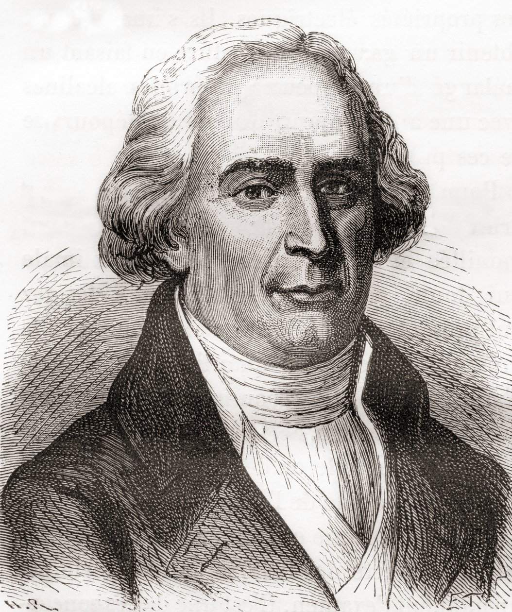 Joseph-Michel Montgolfier, aus Les Merveilles de la Science, veröffentlicht um 1870 (Gravur) von French School