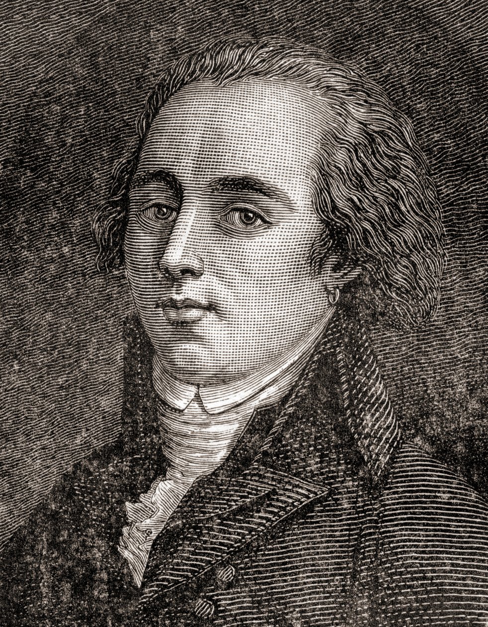 Joseph Geneviève, Graf von Puisaye, aus Histoire de la Revolution Française von Louis Blanc von French School