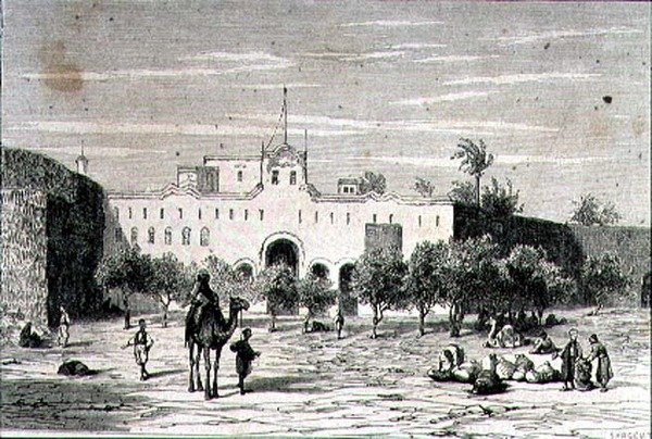 Khartum, Sudan, in den 1860er Jahren, graviert von Alfred Louis Sargent von French School