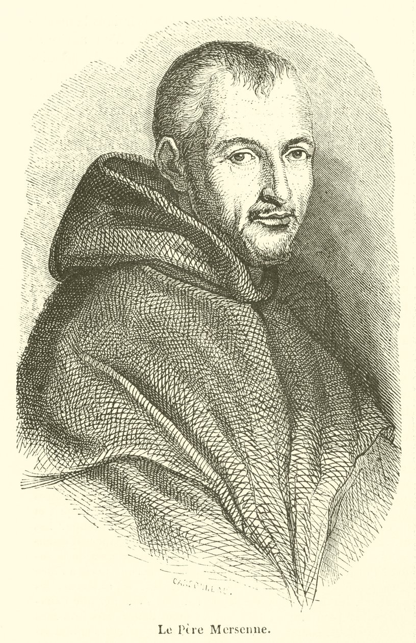Der Pater Mersenne von French School