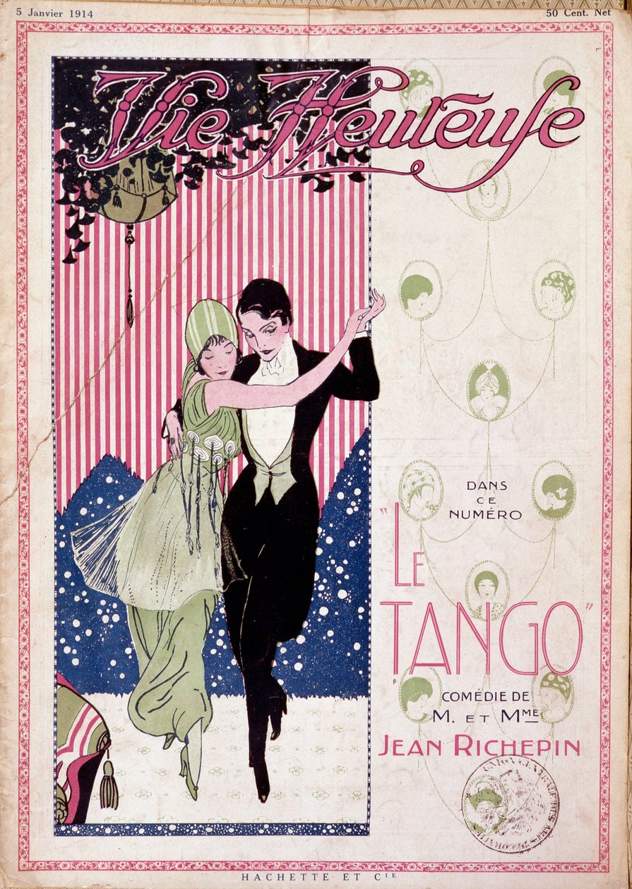 Le Tango, Komödie von Herrn und Frau Jean Richepin - in "Happy Life" vom 05.01.1914 von French School