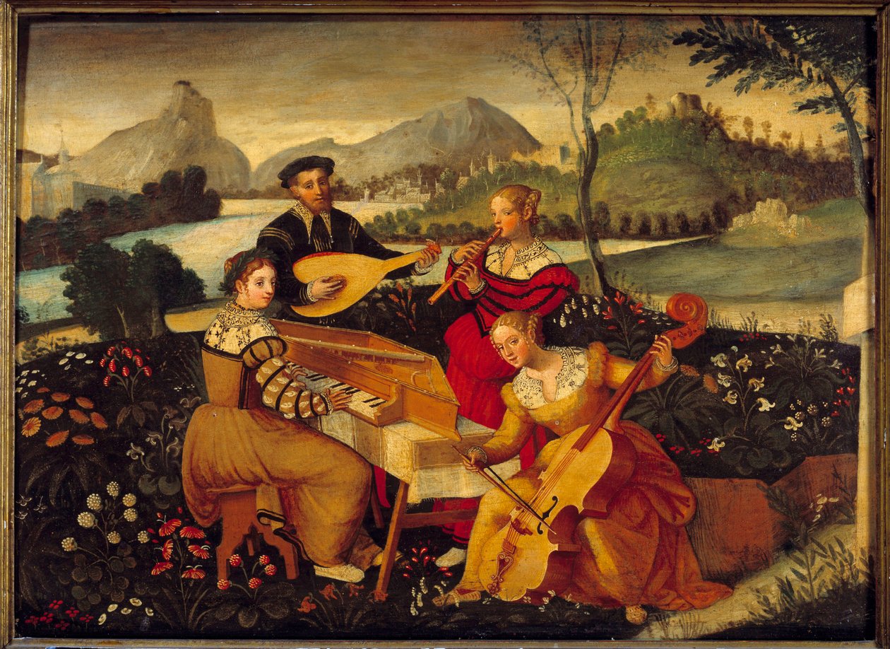 Das ländliche Konzert von French School