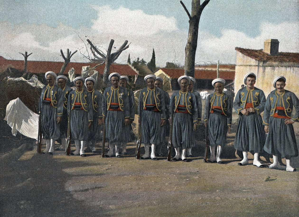 Die algerischen Scharfschützen in „Album militaire: Armee d