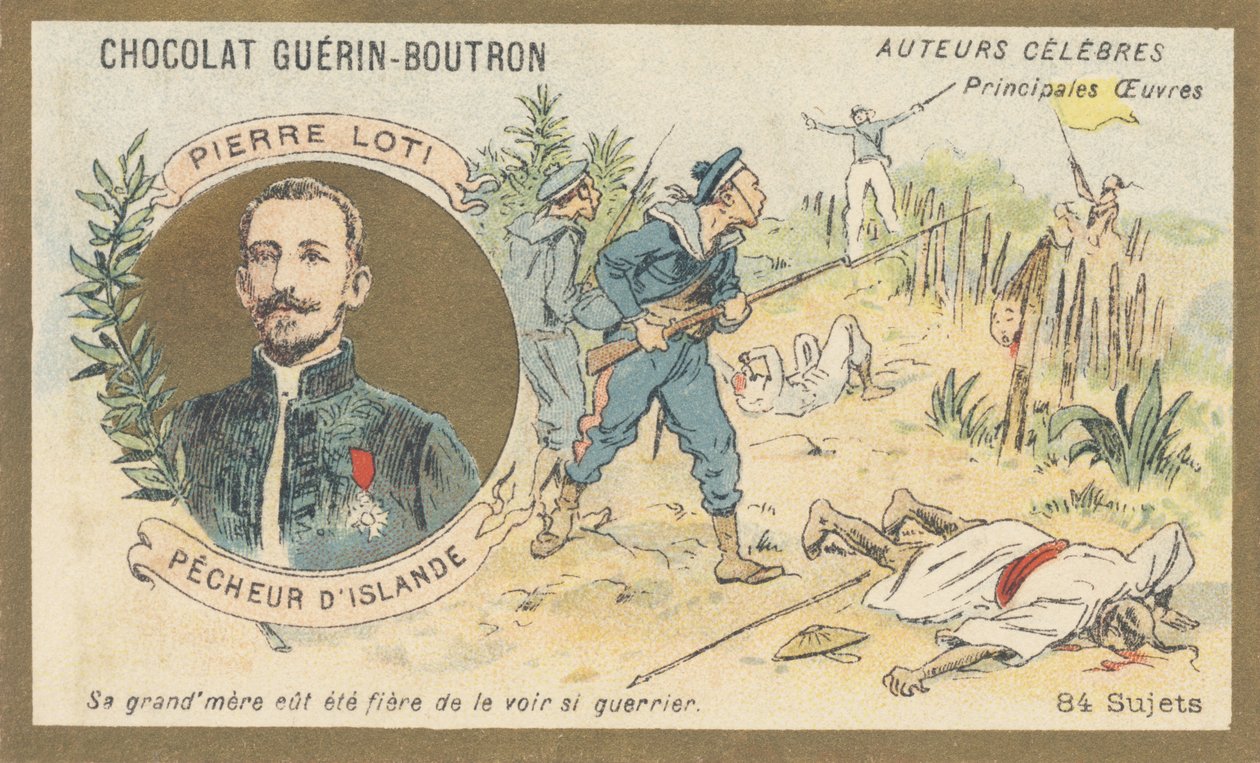 Louis-Marie-Julien Viaud, genannt Pierre Loti (1850-1923), französischer Schriftsteller und Marineoffizier, Autor von „Pêcheur d