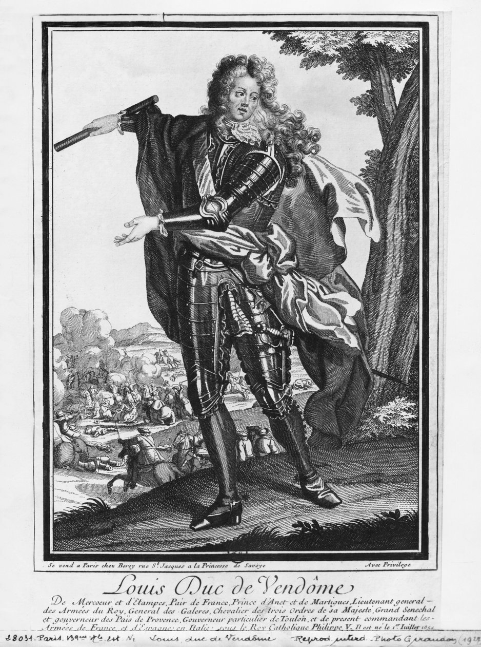 Louis Joseph de Bourbon, Herzog von Vendôme, bekannt als Der große Vendôme von French School