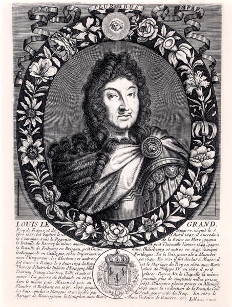 Louis XIV (1638-1715) König von Frankreich, ca. 1680 von French School