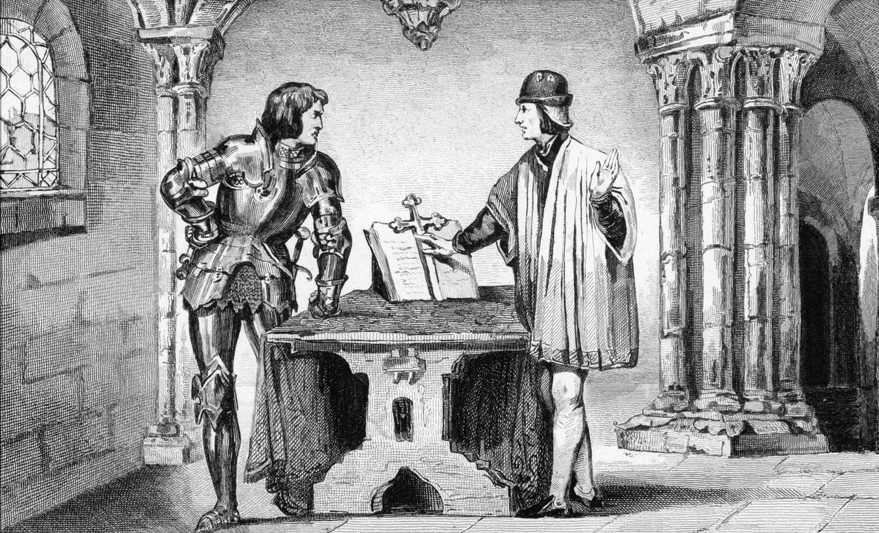 Louis XI (1423-83) unter Hausarrest gehalten von Charles dem Kühnen (1433-77) aus 