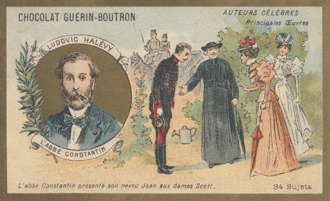 Ludovic Halevy (1834-1908), Dramatiker, Librettist von Operetten und Opern, und französischer Romanautor, Autor von „L