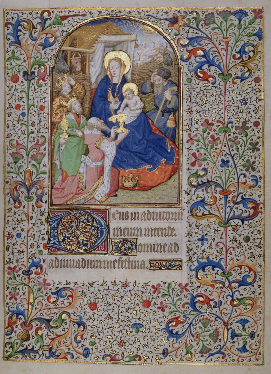 Anbetung der Könige, Französische Horae von French School