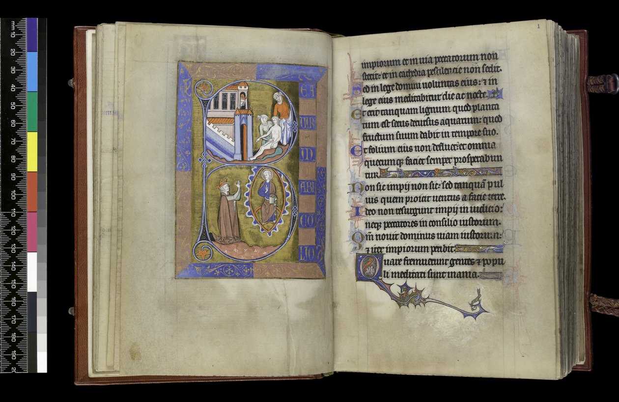 Aus dem Psalter und Stundenbuch der Isabella von Frankreich, Paris, ca. 1265-70 von French School