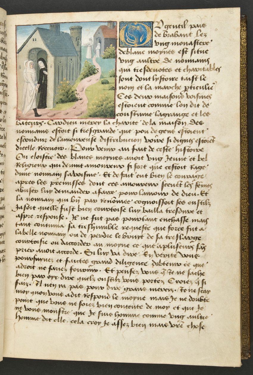 Seite aus Cent Nouvelles Nouvelles, ca. 1461-62 von French School