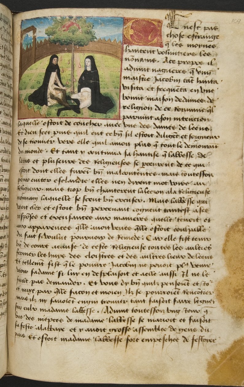 Seite aus Cent Nouvelles Nouvelles, ca. 1461-62 von French School
