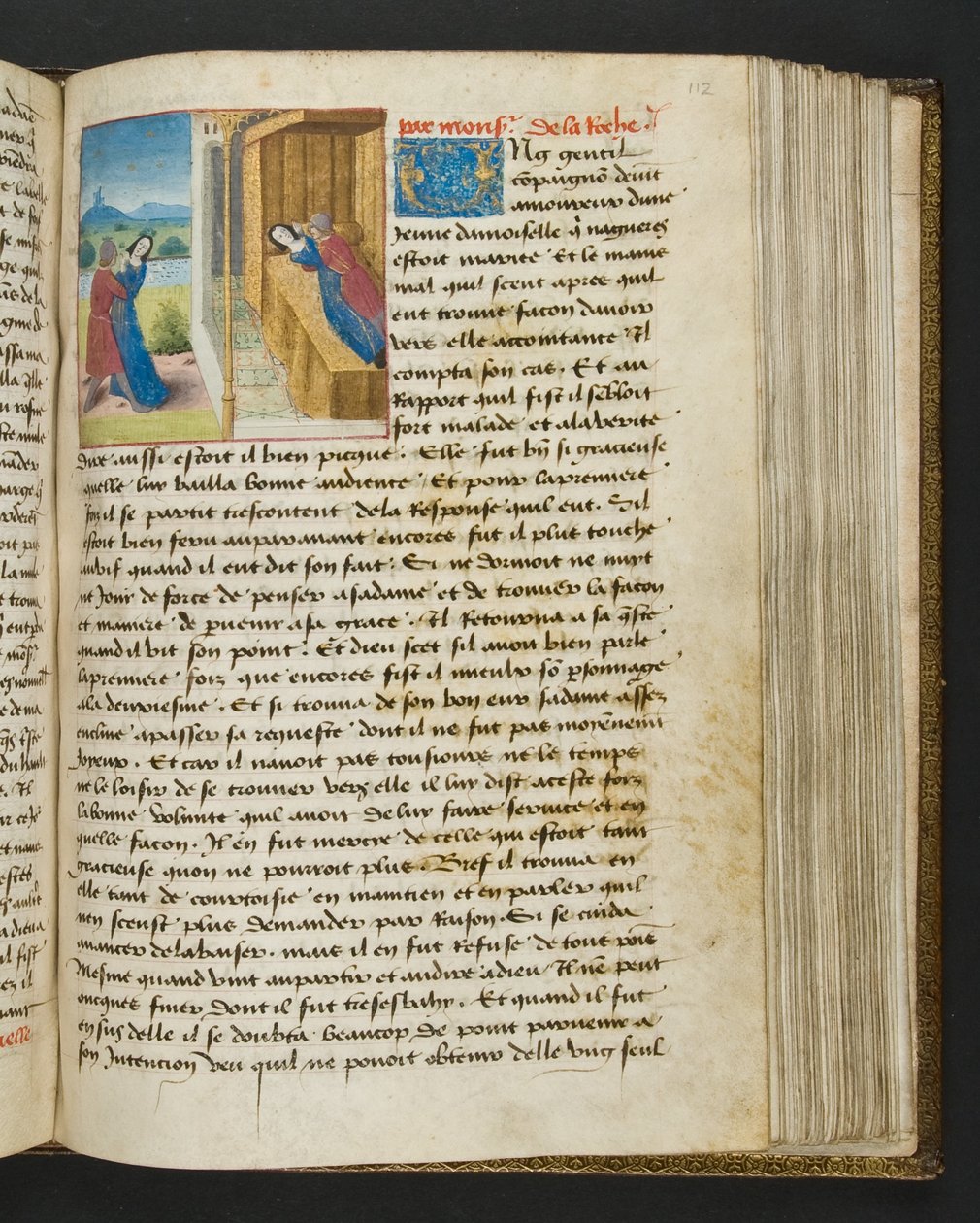Seite aus Cent Nouvelles Nouvelles, ca. 1461-62 von French School