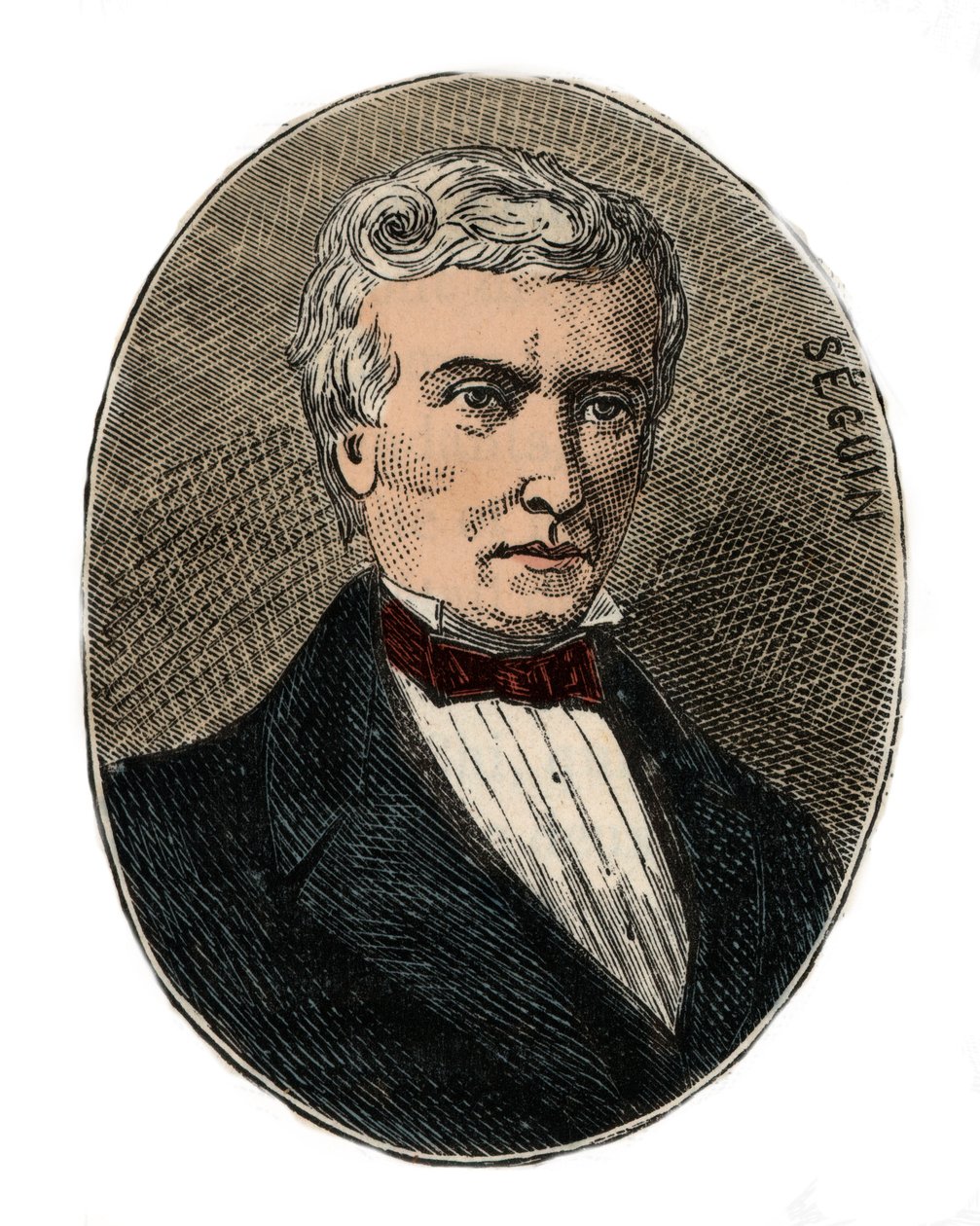 Marc Seguin (1786-1875) Architekt und Ingenieur - Gravur in „Sciences à la range de tous - physics et chimie populaires“ von Alexis Clerc - Ende 19. Jahrhundert - Private Sammlung von French School
