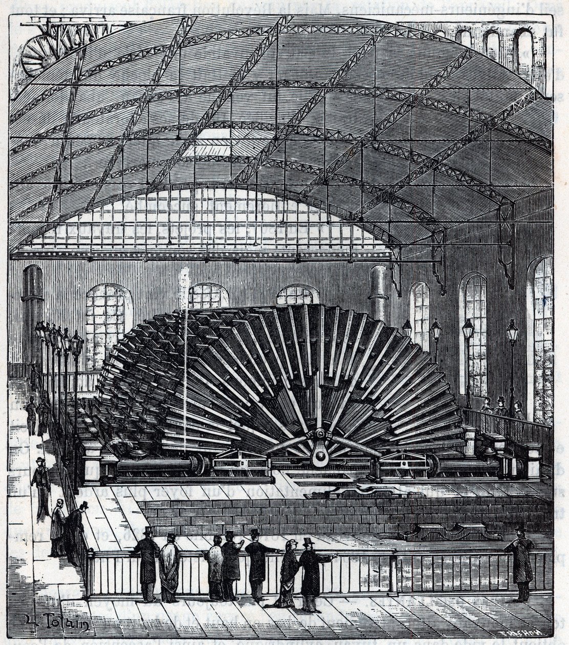 Hydraulische Maschine von Marly, gebaut von Ingenieur Xavier Dufrayer von French School