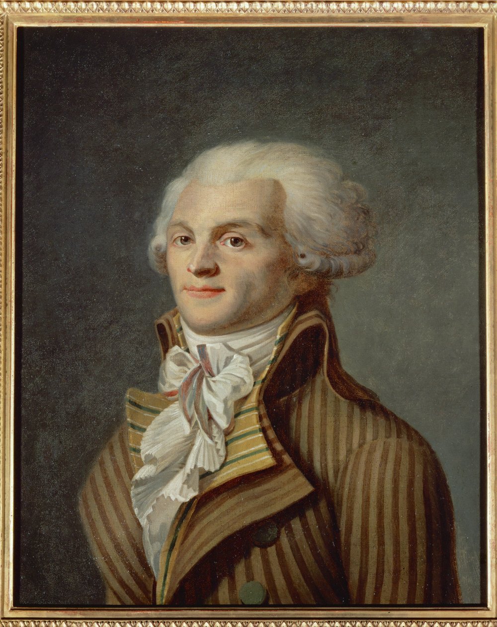 Maximilien Robespierre von French School