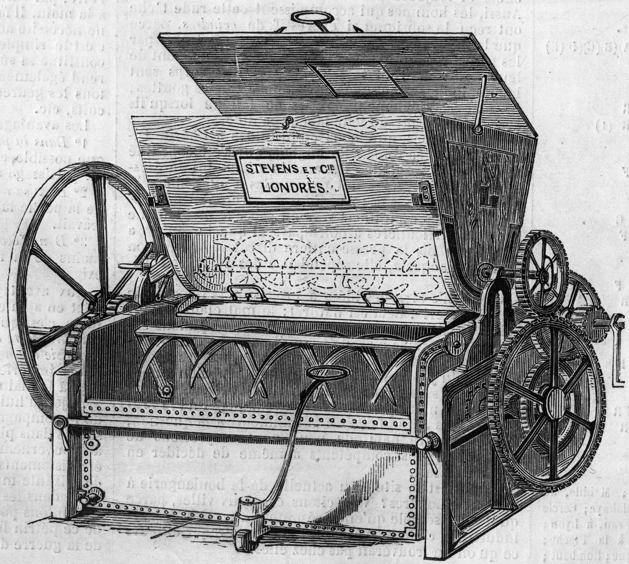 Mechanischer Knetmaschine für die Herstellung von Brot nach dem Stevens-Verfahren von French School