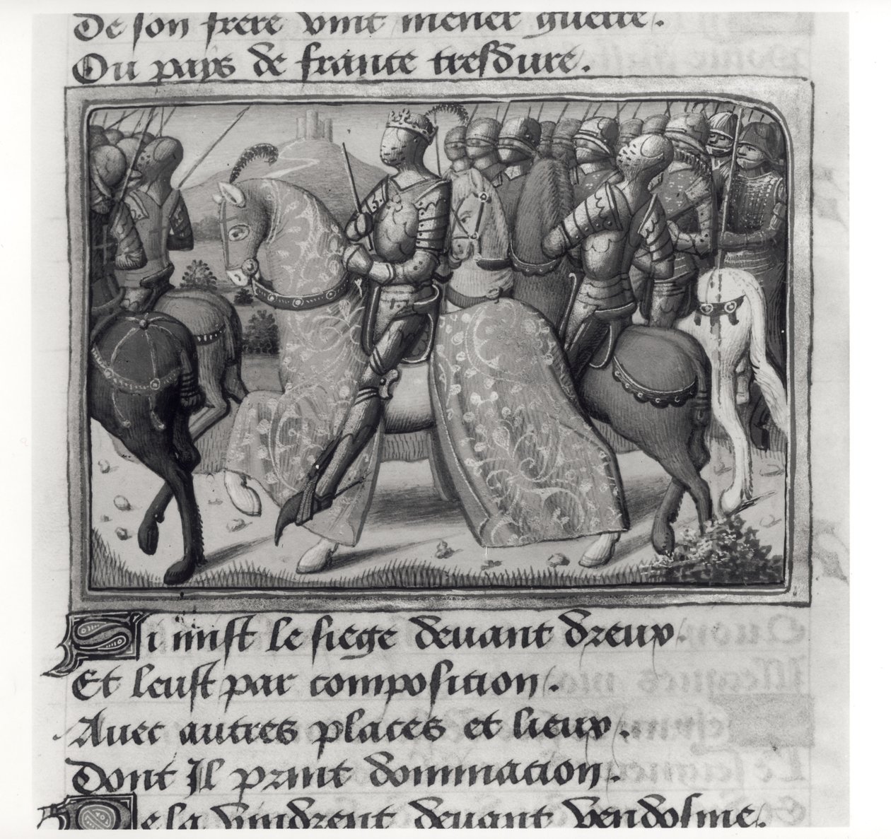 Ms.Fr.5054 fol.26 r Karl VII. und Jeanne d