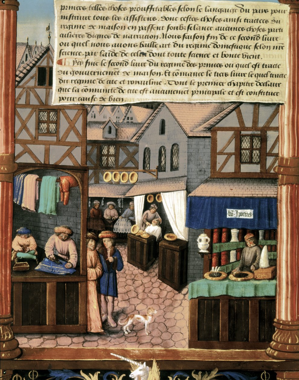 Ms 5062 fol.149v, Seite aus dem "Buch der Regierung der Fürsten" von French School